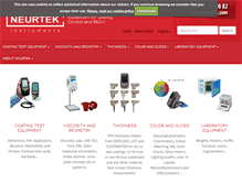 Tablet Screenshot of neurtek.com